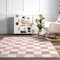 Nuloom Aubrey Checkered Kids Area Rug 4ft x 6ft GRSP06A-406 - alternate 6